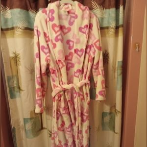 Vintage style fuzzy robe
